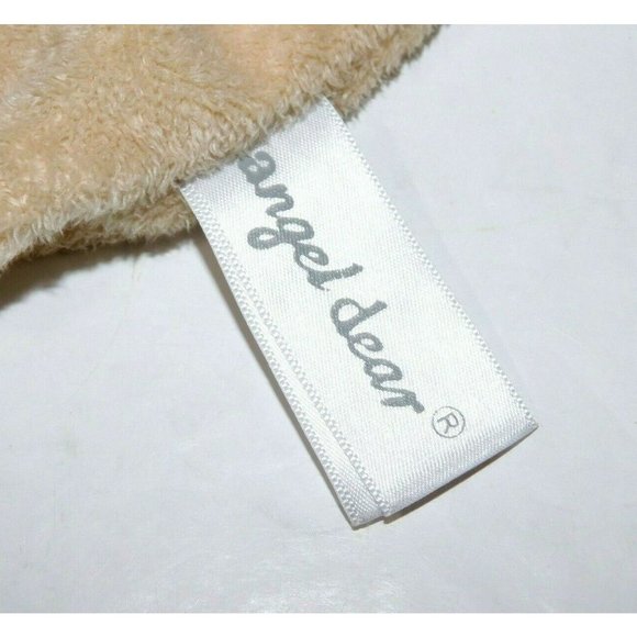 Angel Dear Tan Beige Cream Bunny Rabbit Security Blanket Nunu Baby infant Lovey - Picture 2 of 8